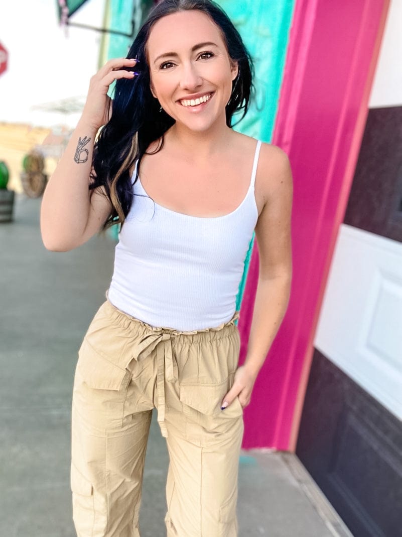 Khaki Cargo Joggers FarmGirl Frosting, LLC