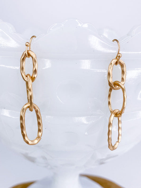 Necklaces Matte Link Earring