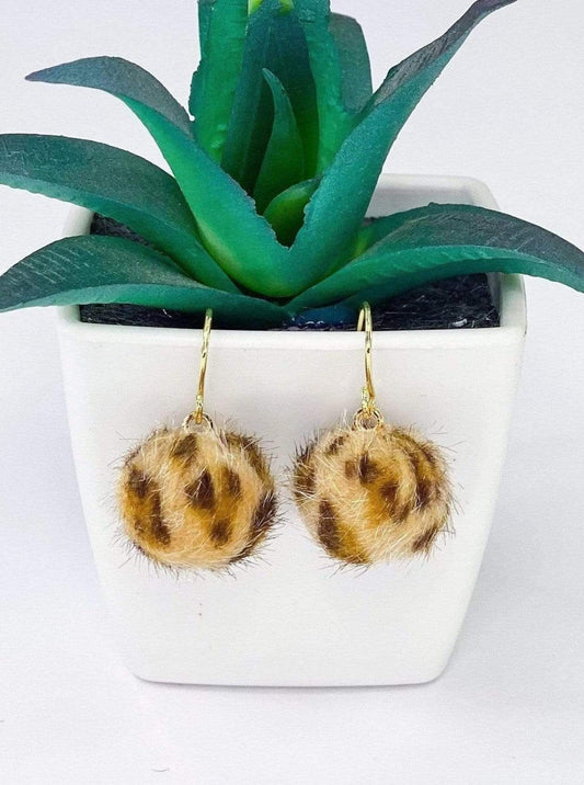 Earrings Mini Pom Pom Earrings