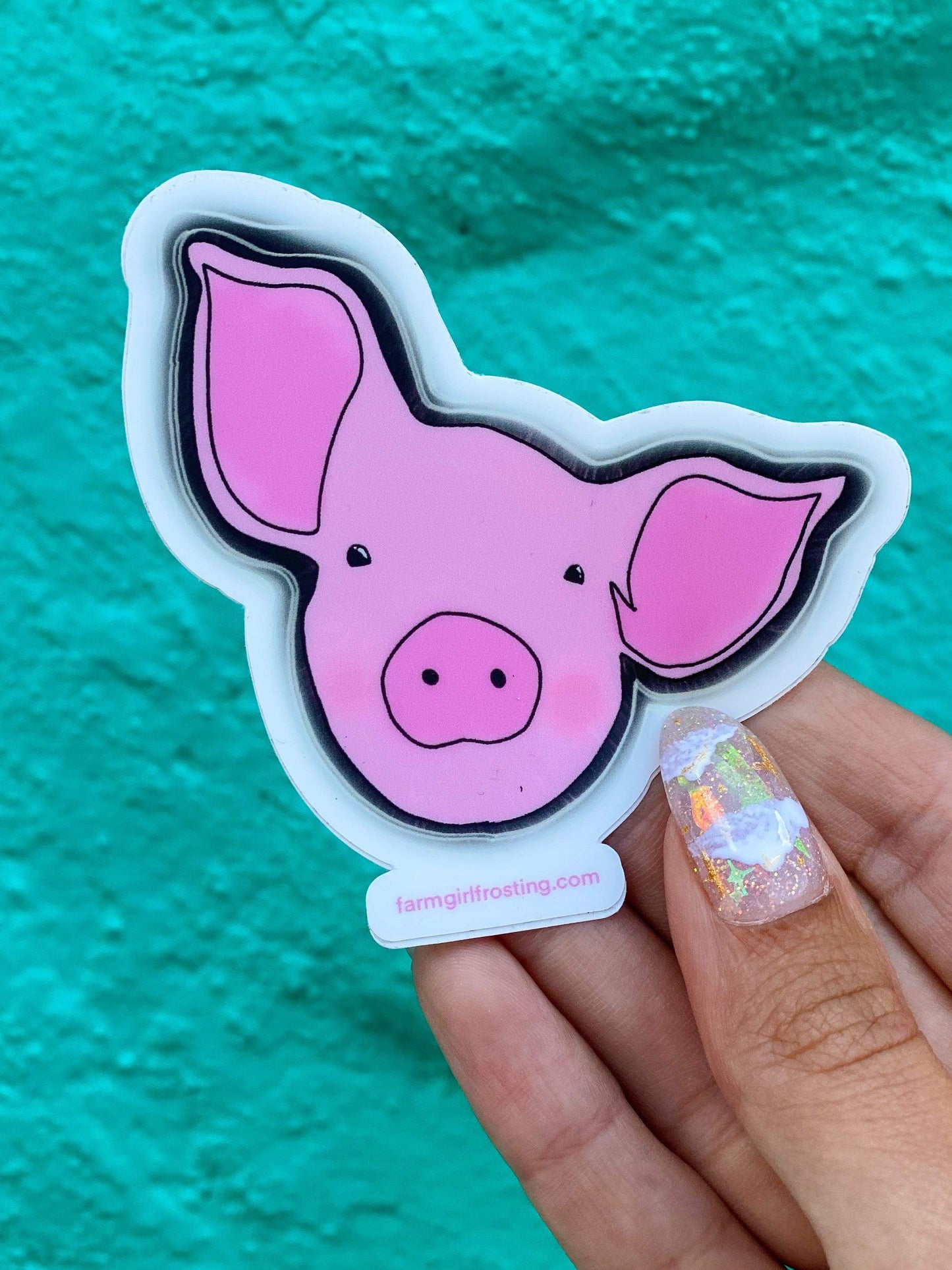 Other Goodies Fun Vinyl Stickers Pig