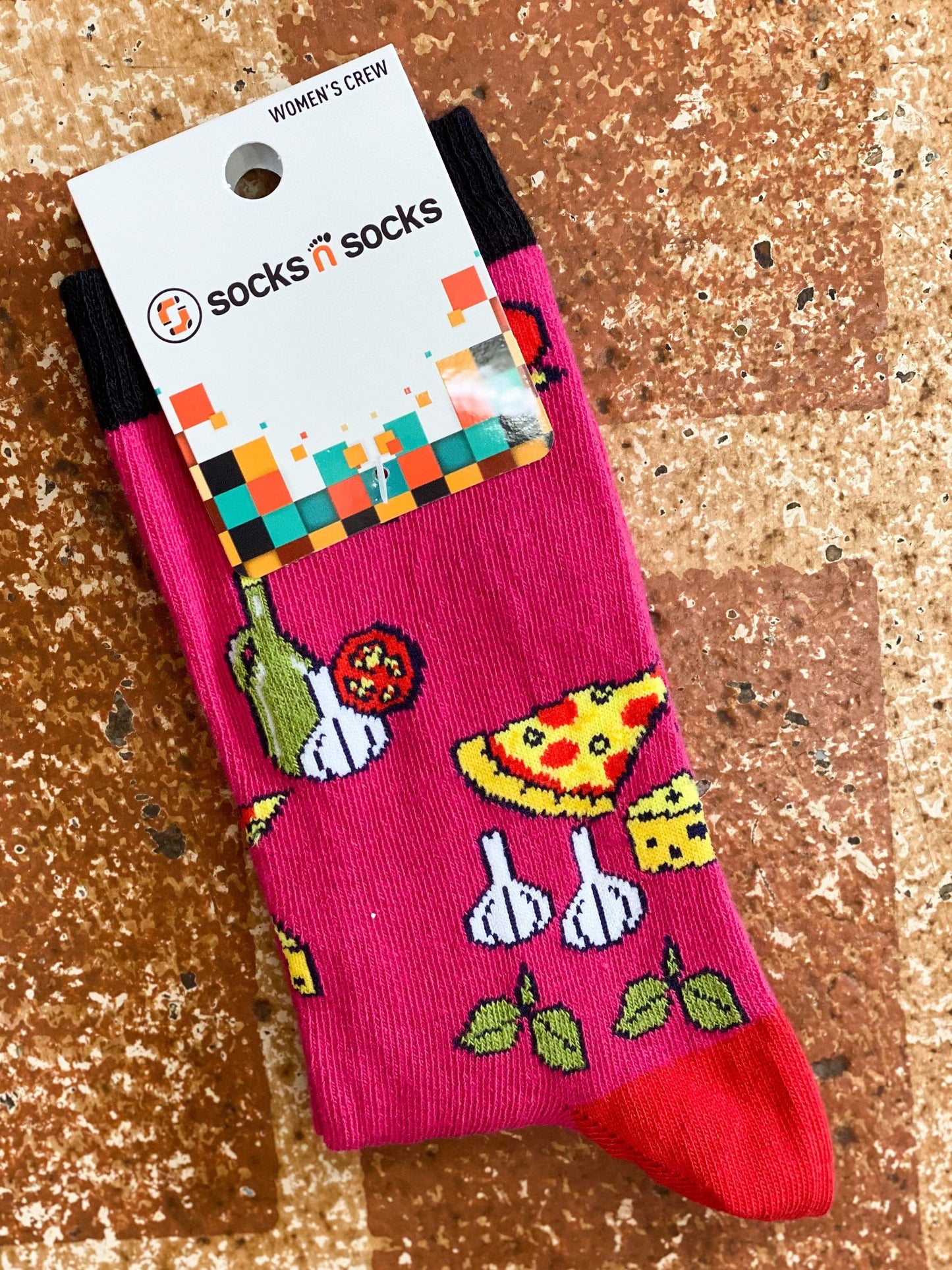 Other Goodies Fun & Funky Women's Socks Pizza Chef