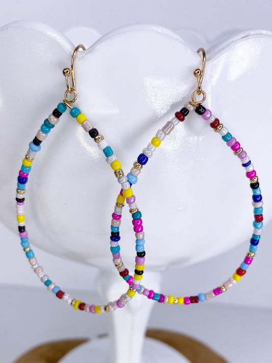 Earrings Stevie Jewel Tone Tear Drop