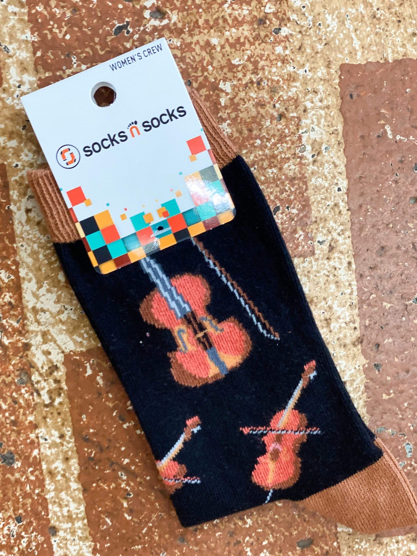 Other Goodies Fun & Funky Women's Socks Violin